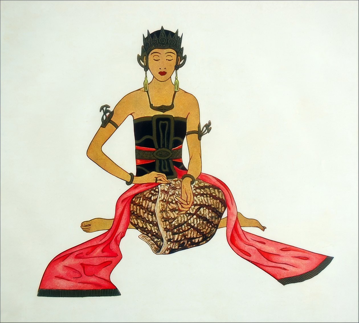 Danseuse javanaise classique - Thyra Kleen