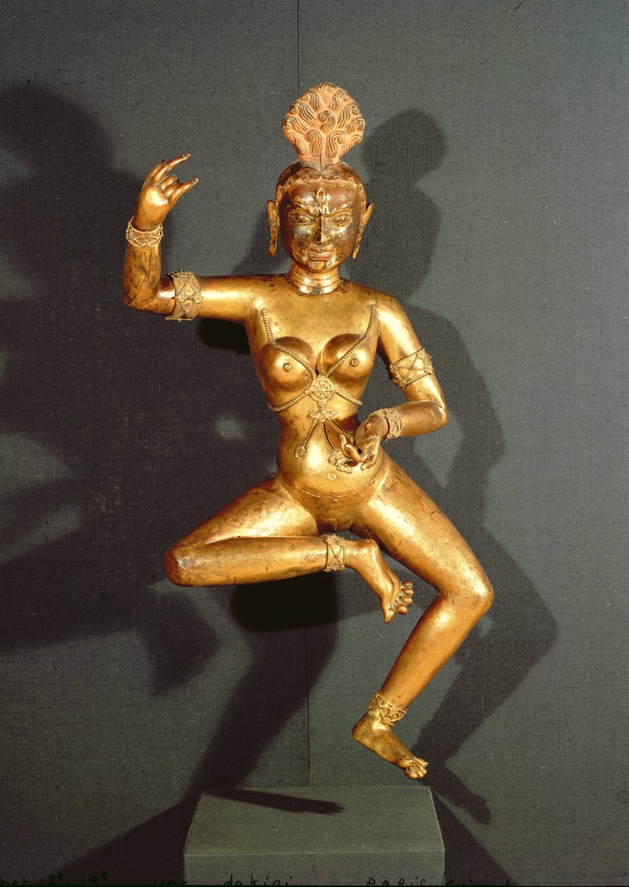 Une Dakini, fin du XVIIIe-début du XIXe siècle (cuivre) - Tibetan School