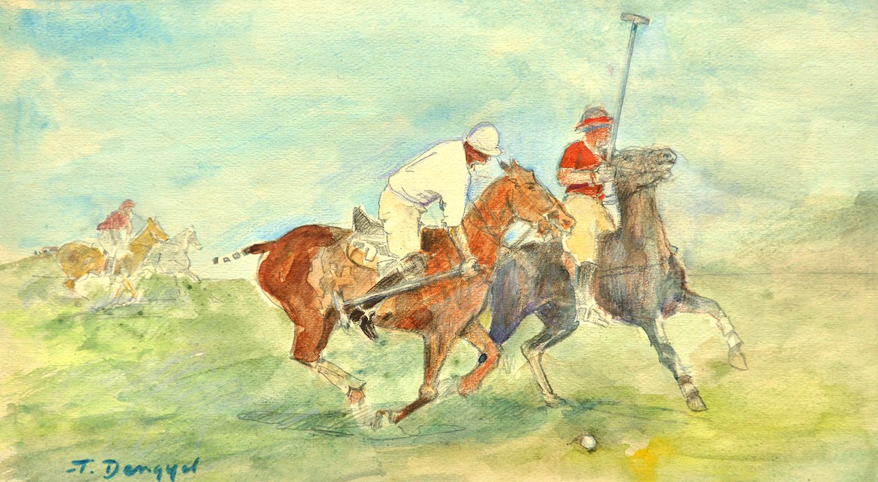 Match de polo - Tibor Dengyel