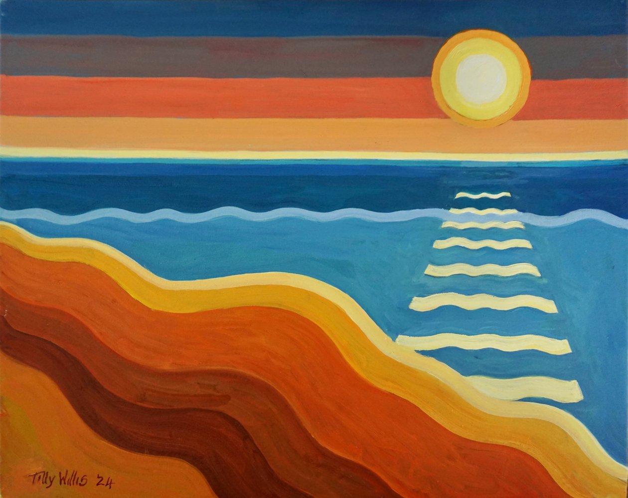 Coucher de soleil sur l