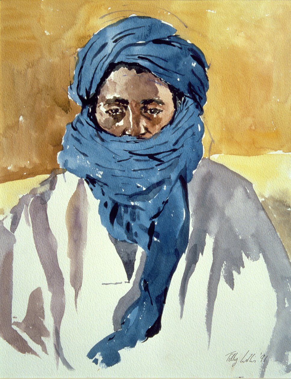 Tribesman Touareg, Tombouctou, 1991 - Tilly Willis