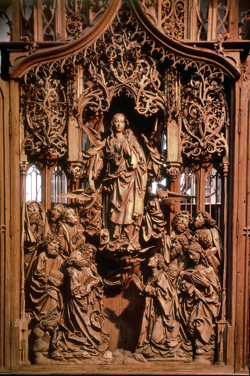 Assomption de la Vierge, panneau central du Marienaltar, 1505-10 - Tilman Riemenschneider