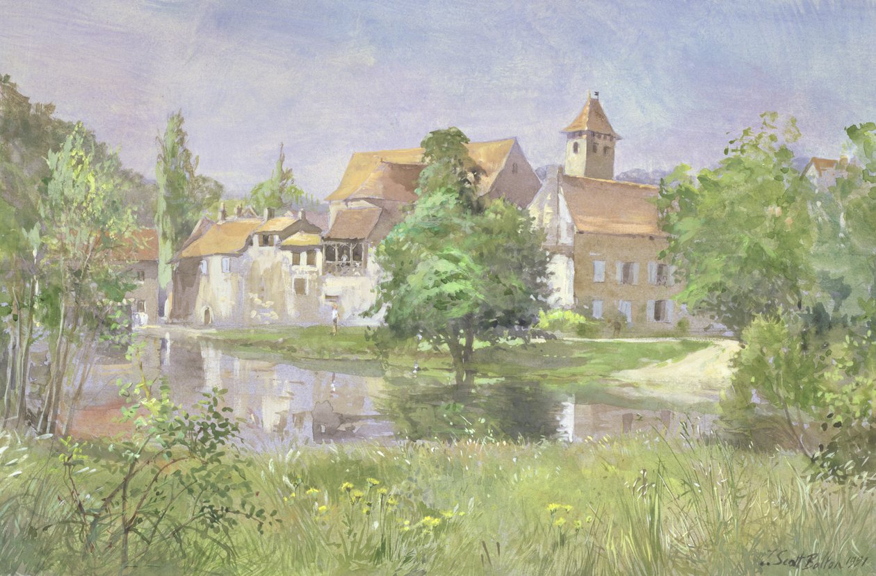 Sur la rivière Lot, 1991 - Tim Scott Bolton