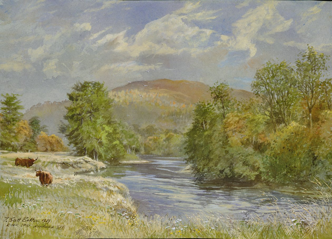 Rivière Spey, Kinrara, 1989 - Tim Scott Bolton