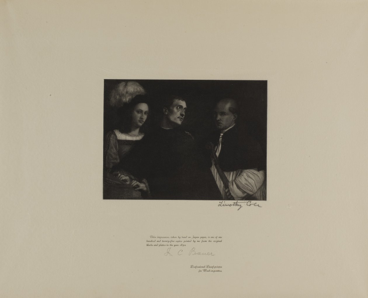 Anciens maîtres italiens - Timothy Cole