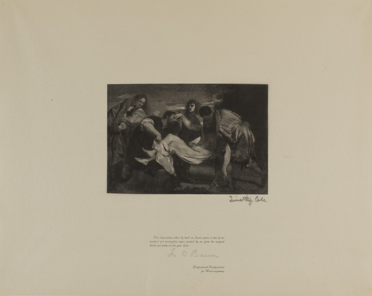 Anciens maîtres italiens - Timothy Cole