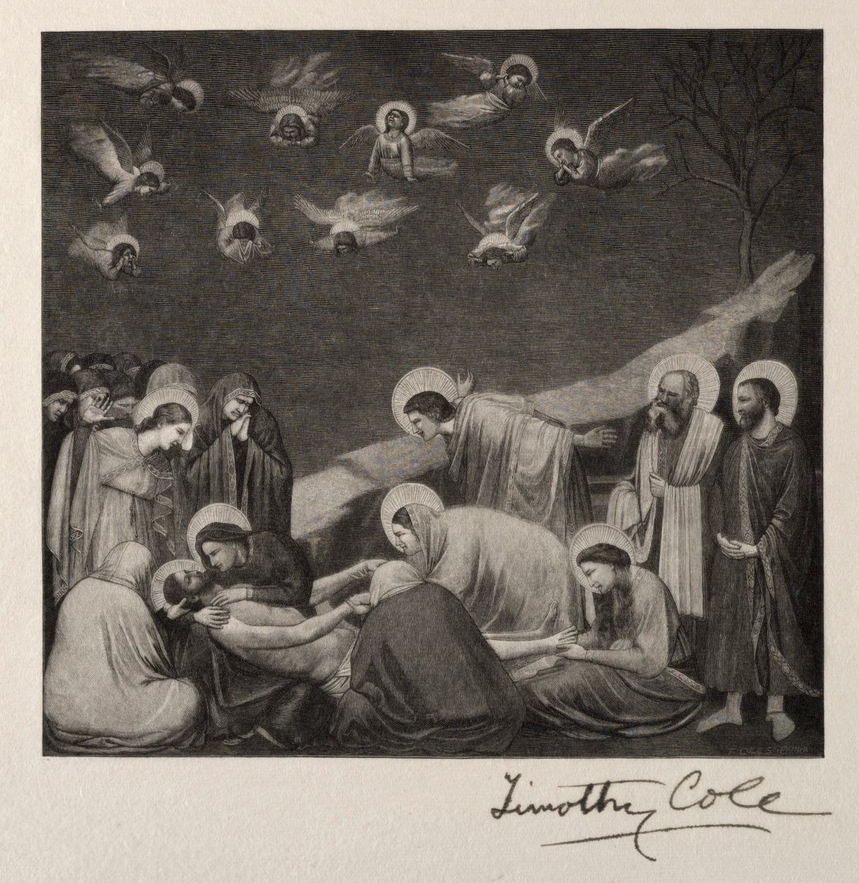 La Mise au tombeau, 1887 - Timothy Cole