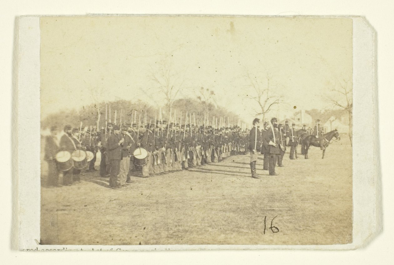 50e Infanterie de Pennsylvanie en formation de parade - Timothy O