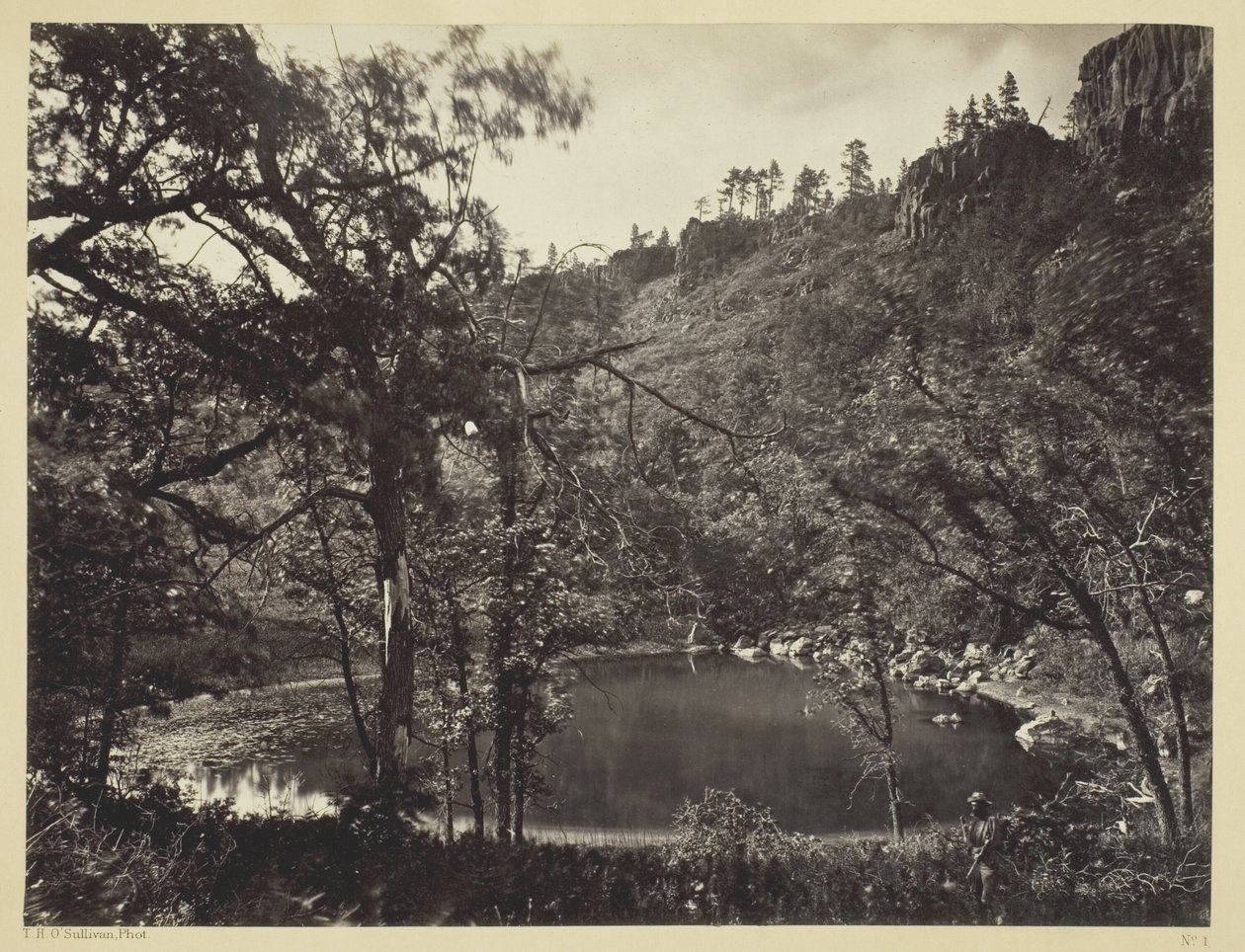 Lac Apache, chaîne de montagnes Sierra Blanca, Arizona - Timothy O