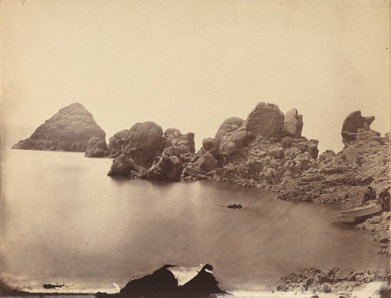 Dômes de tuf, lac Pyramid, Nevada, 1867 (photo) - Timothy O