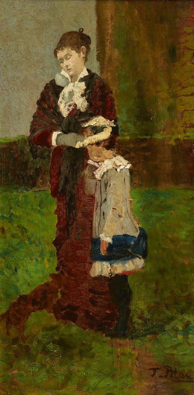 Dame avec enfant - Tina Blau