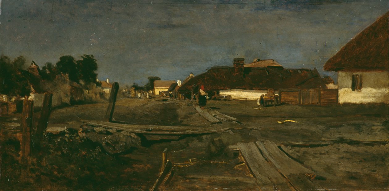 Village hongrois - Tina Blau Lang