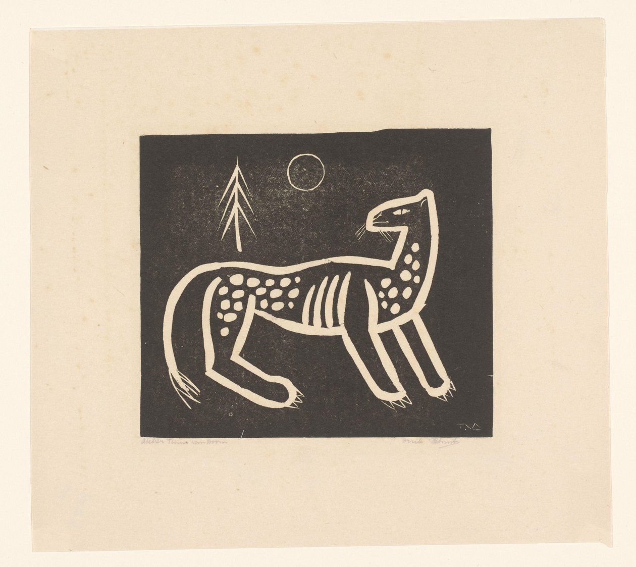 Tigre - Tinus van Doorn (signed by artist)