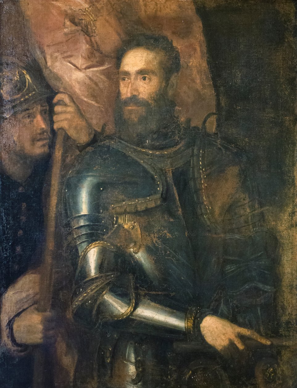Portrait de Pier Luigi Farnese - Titian (c.1488 1576)