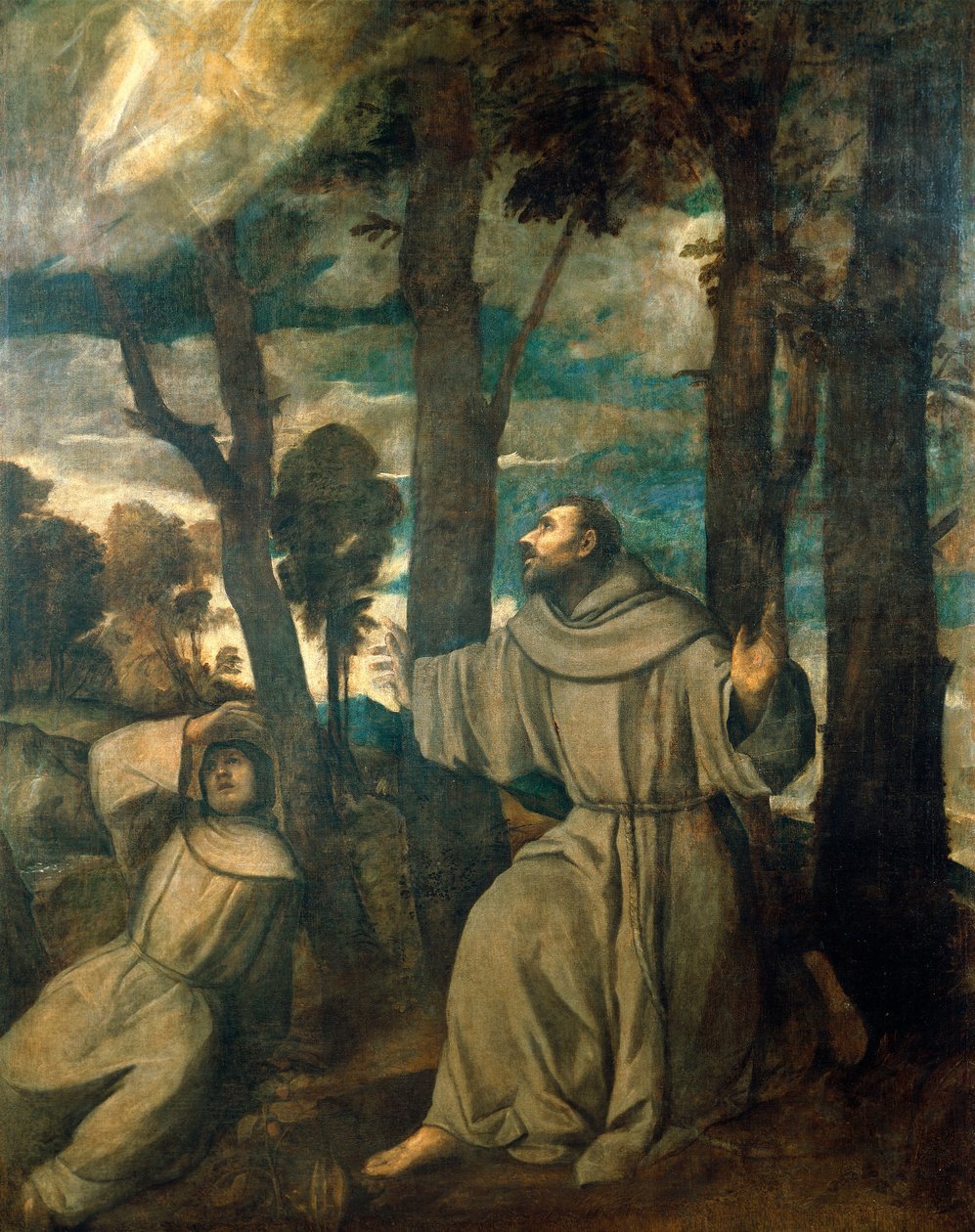 Saint François recevant les stigmates - Titian (c.1488 1576)