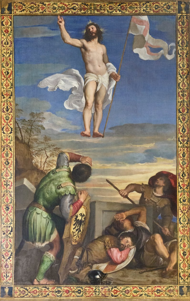 La résurrection de Jésus - Titian (c.1488 1576)