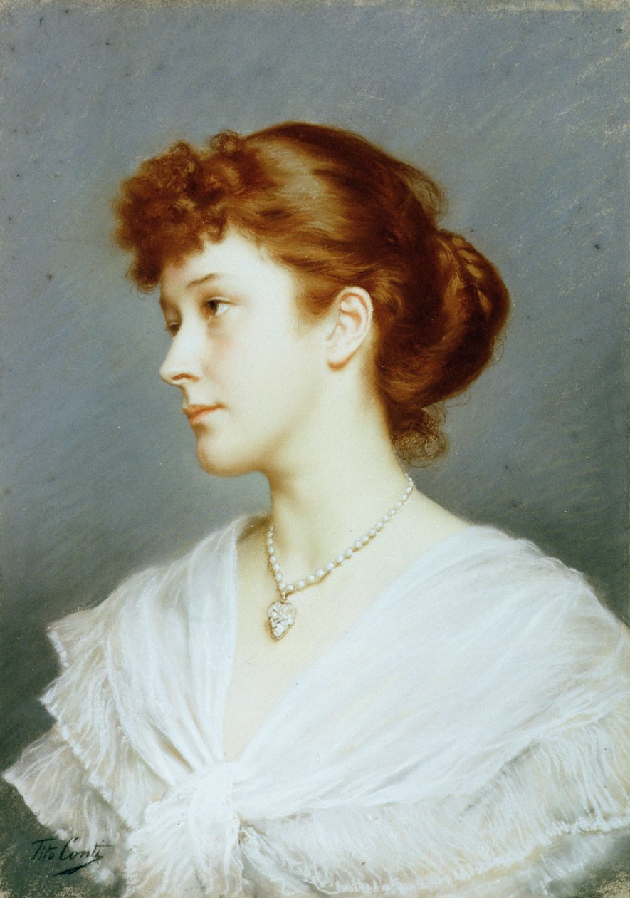 Tête de fille - Tito Conti
