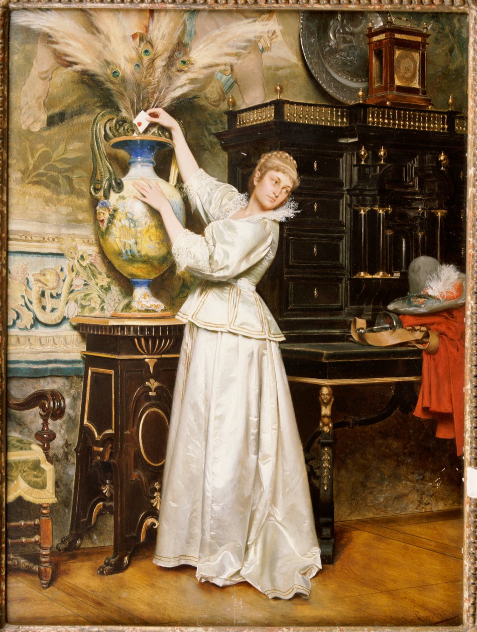 La boîte aux lettres secrète, 1876 - Tito Conti