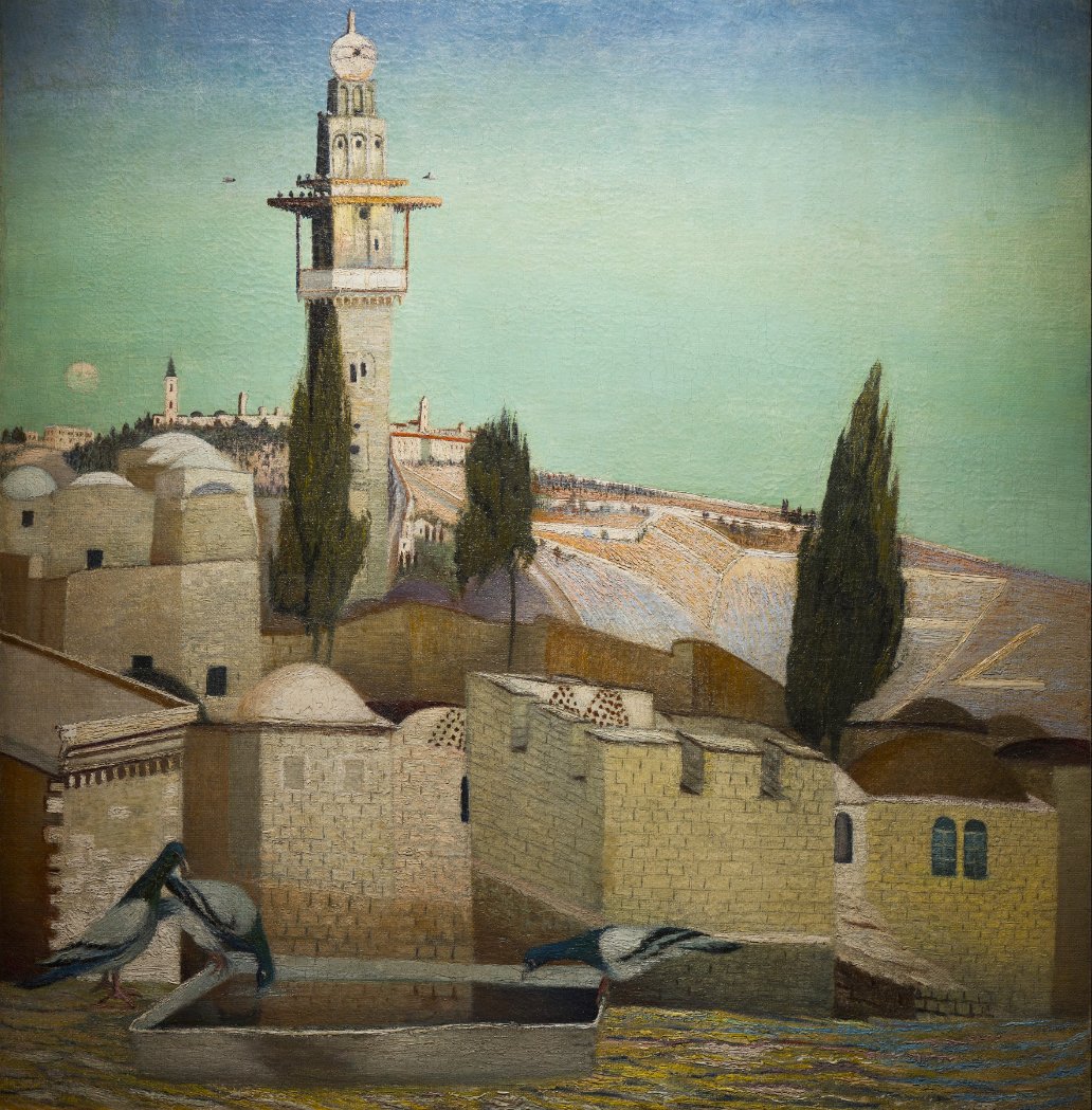 Le Mont des Oliviers à Jérusalem - Tivadar Kosztka Csontvary