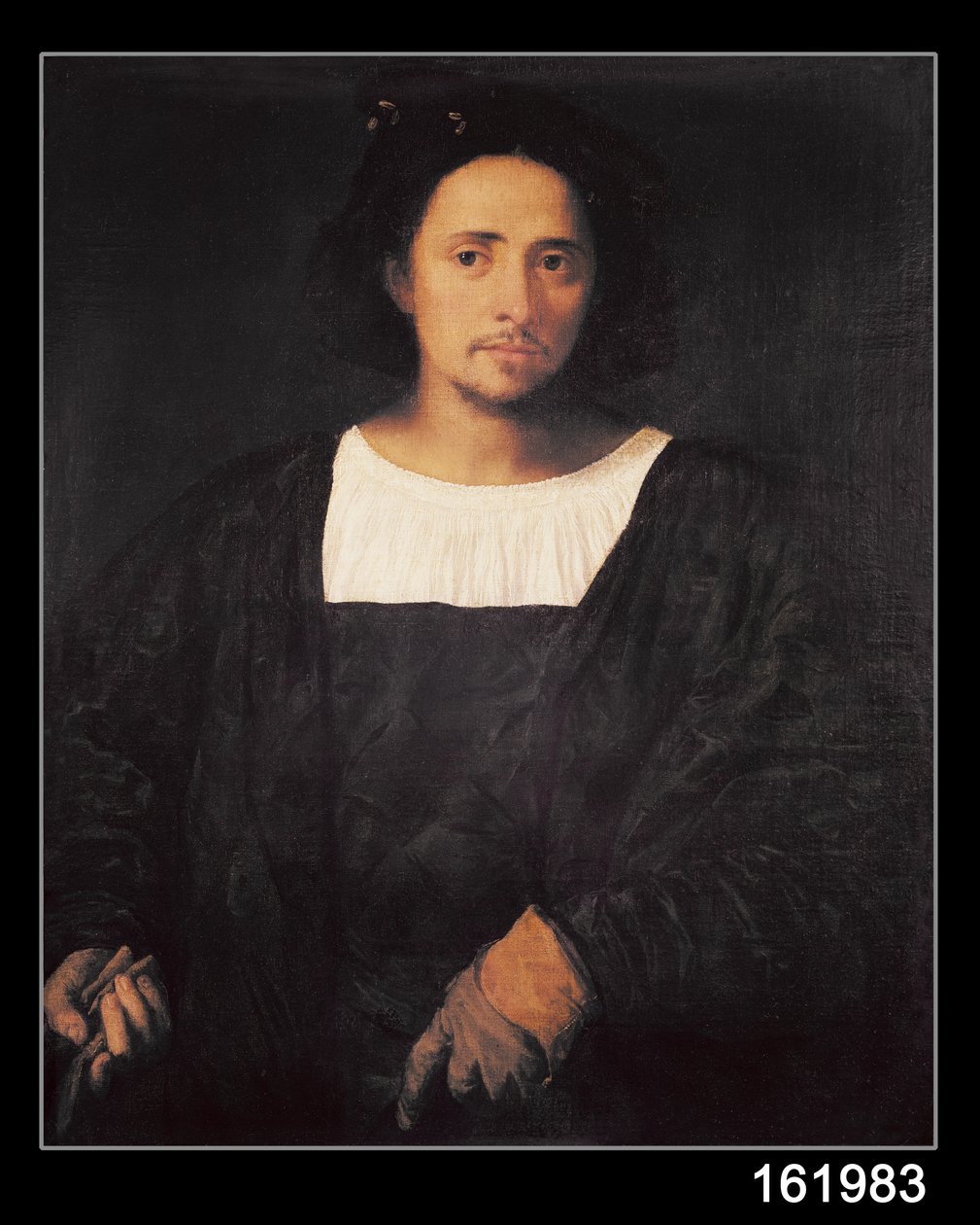 Homme avec un gant, 1517-20 - Tiziano Vecelli