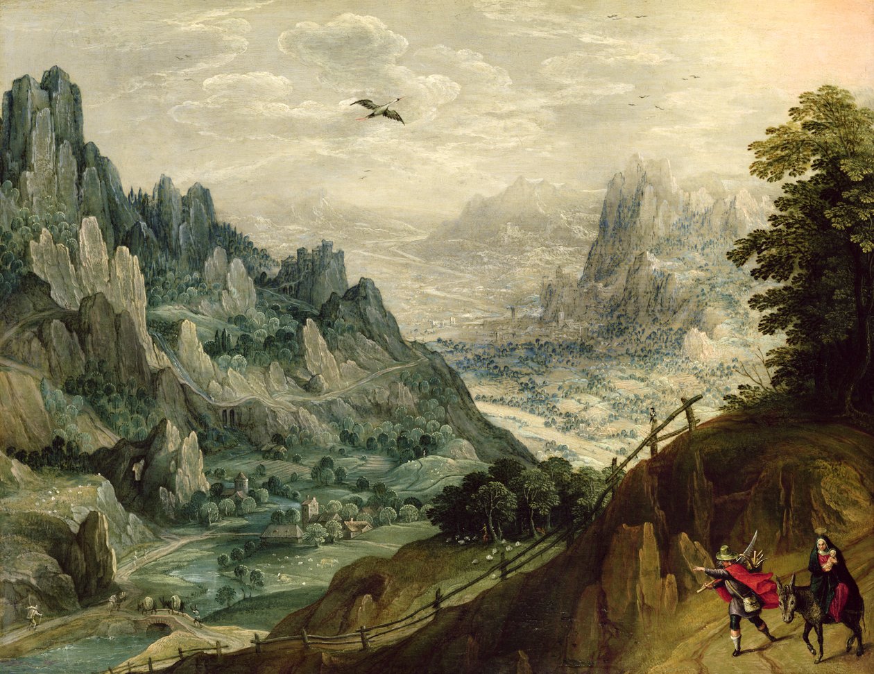 La Fuite en Égypte, vers 1598-1623 - Tobias Verhaecht