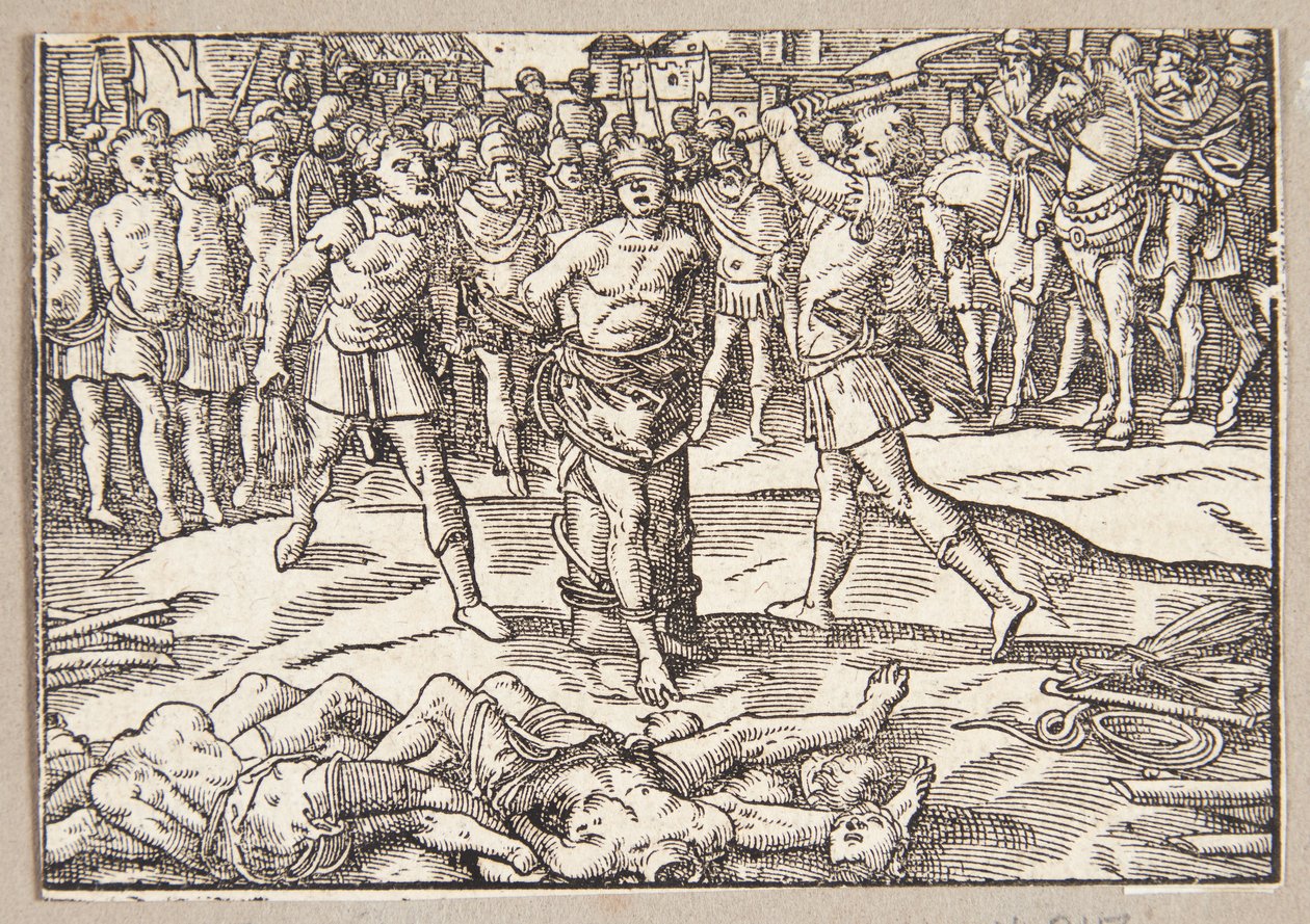 La décapitation du fils de Brutus - Tobias Stimmer