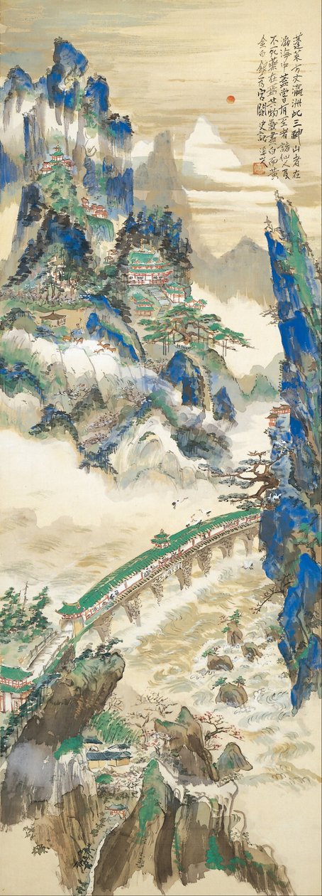 Mont Penglai (Montagne des Immortels) - Tomita Keisen