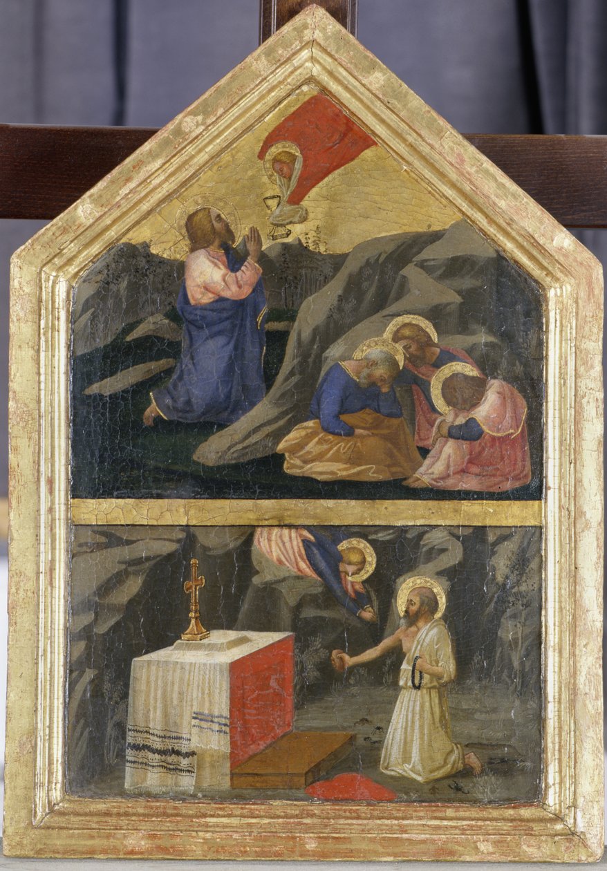 Christ au Jardin de Gethsémani et Saint Jérôme - Tommaso Masaccio