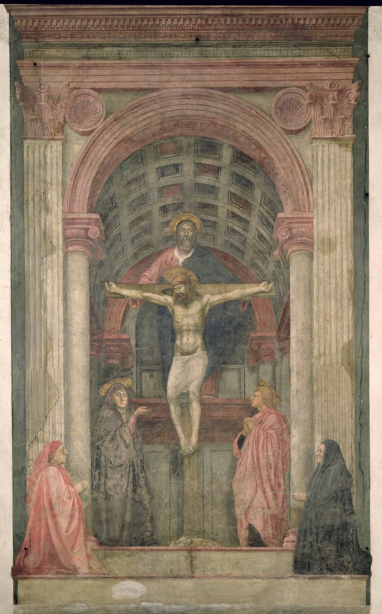 La Trinité, 1427-28 (détail) - Tommaso Masaccio