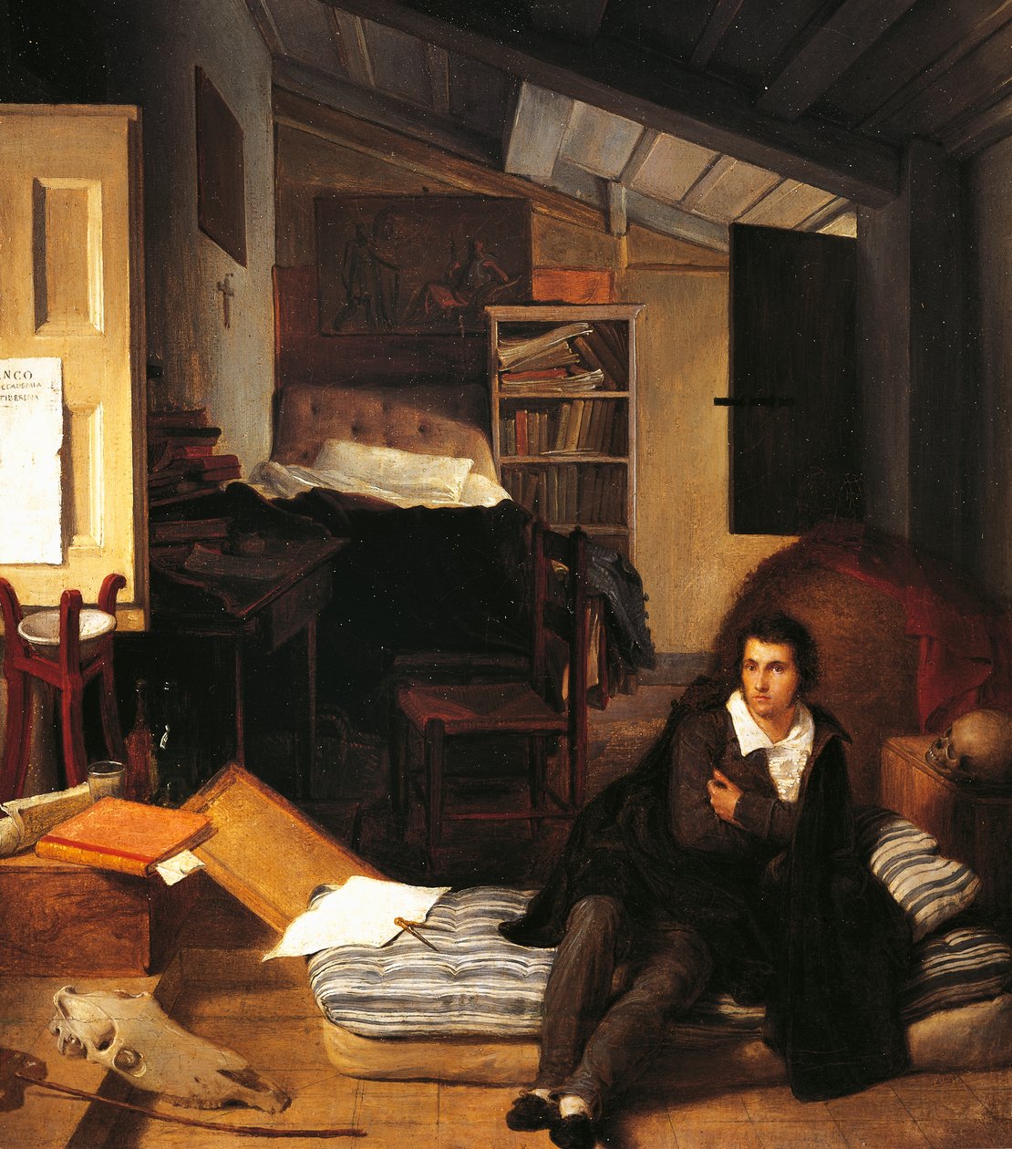 Autoportrait dans le grenier - Tommaso Minardi