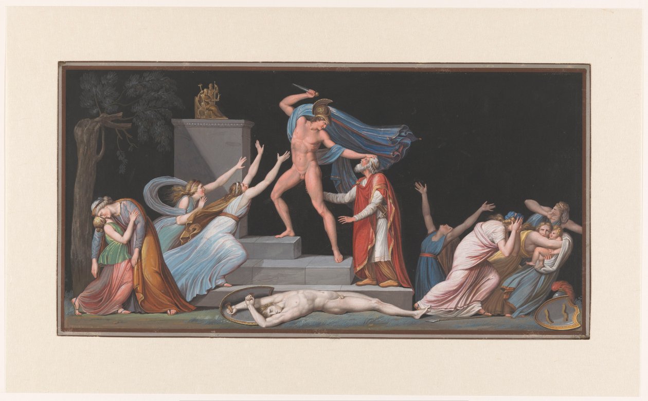 La mort de Priam - Tommaso Piroli