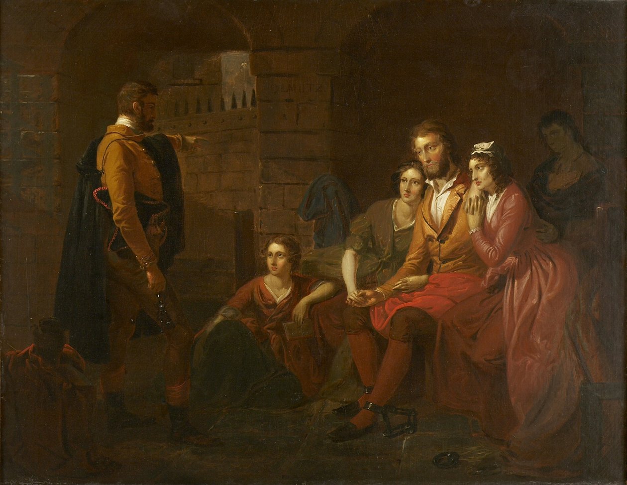 Lafayette en prison à Olmütz, 1850 - Tompkins Harrison Matteson