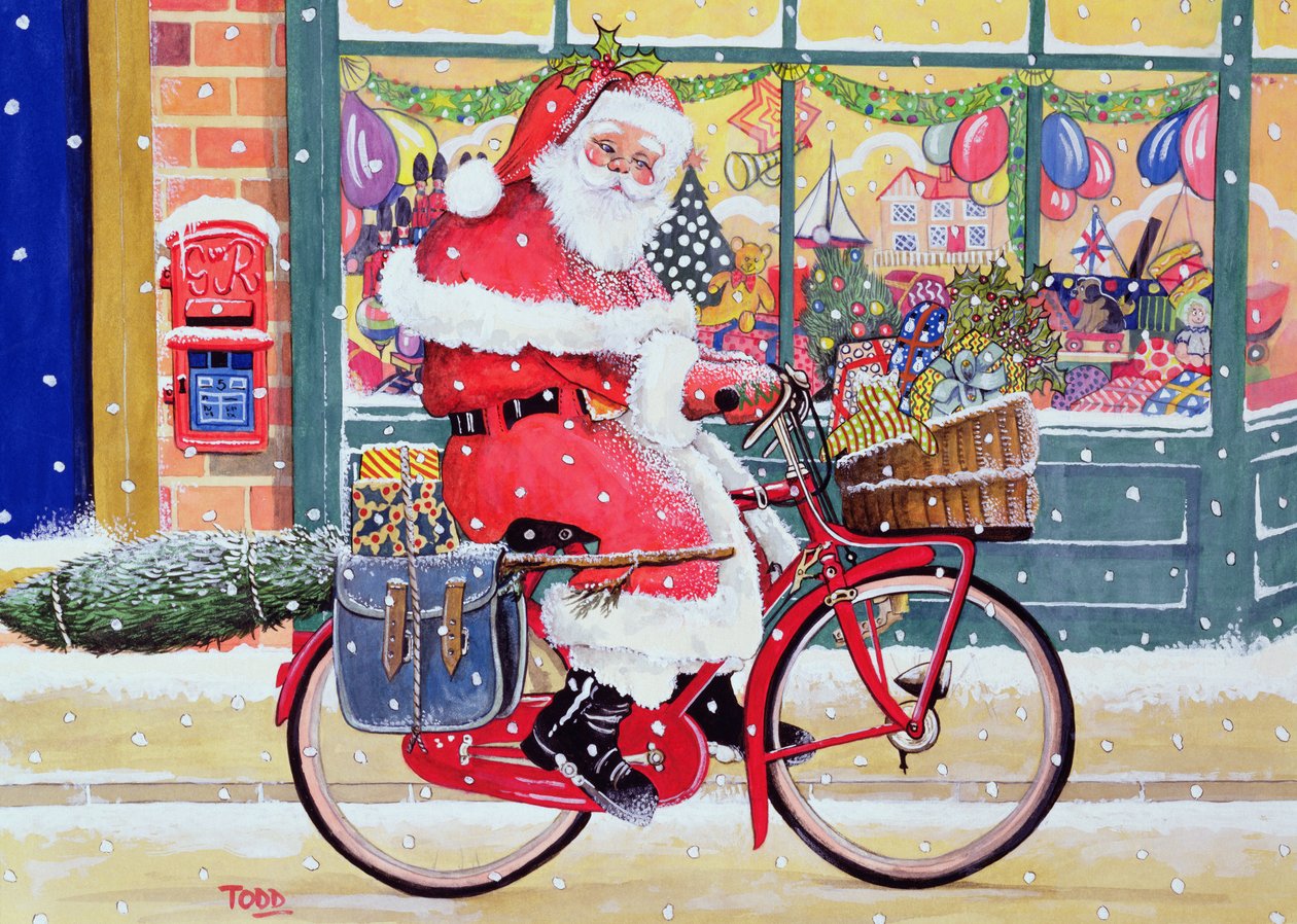 Père Noël à vélo - Tony Todd