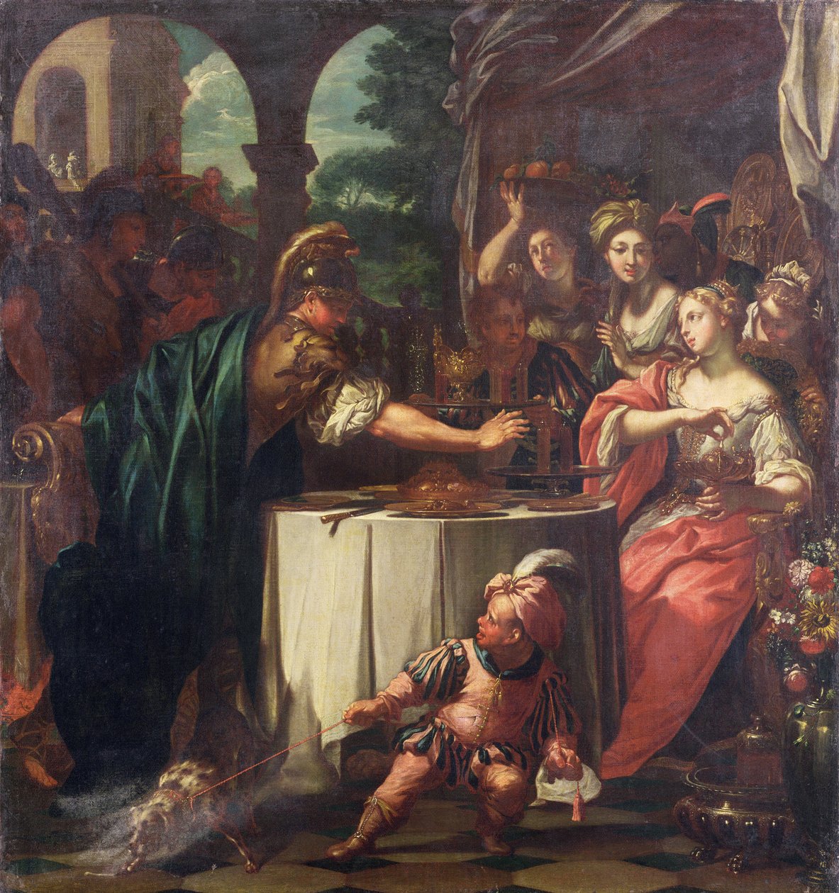 Le Festin de Marc Antoine et Cléopâtre, vers 1705-10 - TrevisaniFrancesco