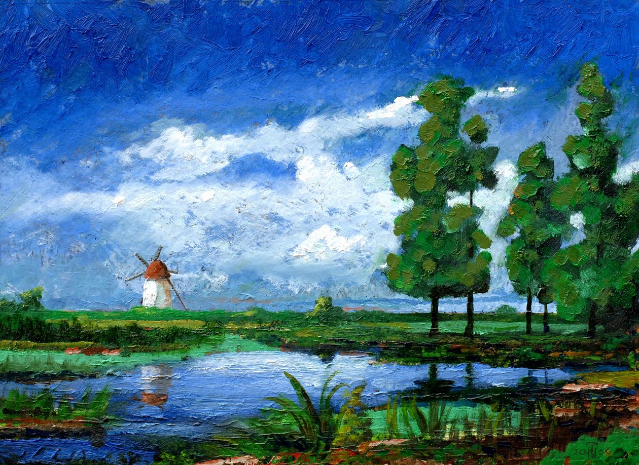 Moulin à vent, Hollande, 2006 - Trevor Neal
