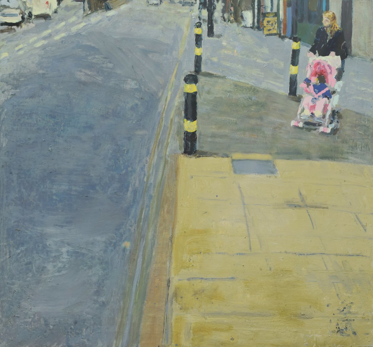 Peinture de rue, 2018 (huile sur toile) - Trevor Burgess