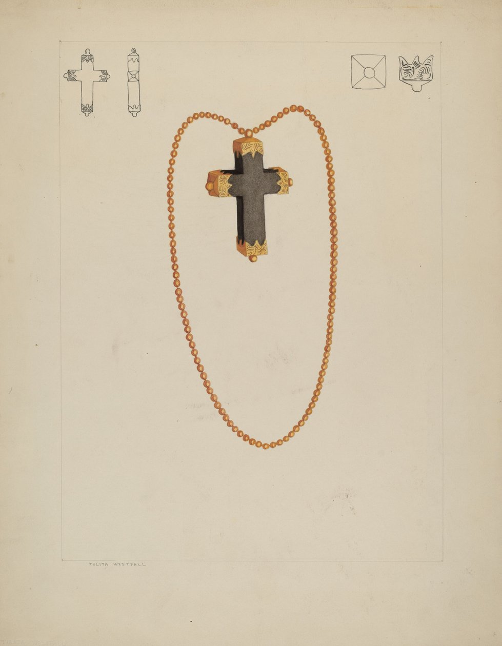 Collier croix - Tulita Westfall