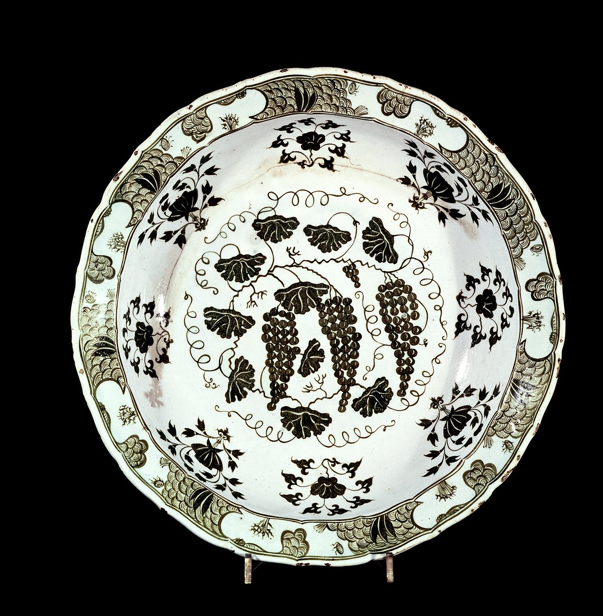 Plat, Isnik, début du XVIe siècle - Turkish School