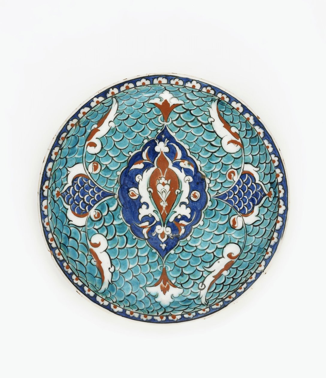 Plat, Iznik, dynastie ottomane - Turkish School