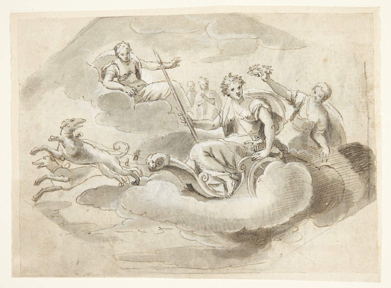Allégorie avec Philomelus(?) - Ubekendt