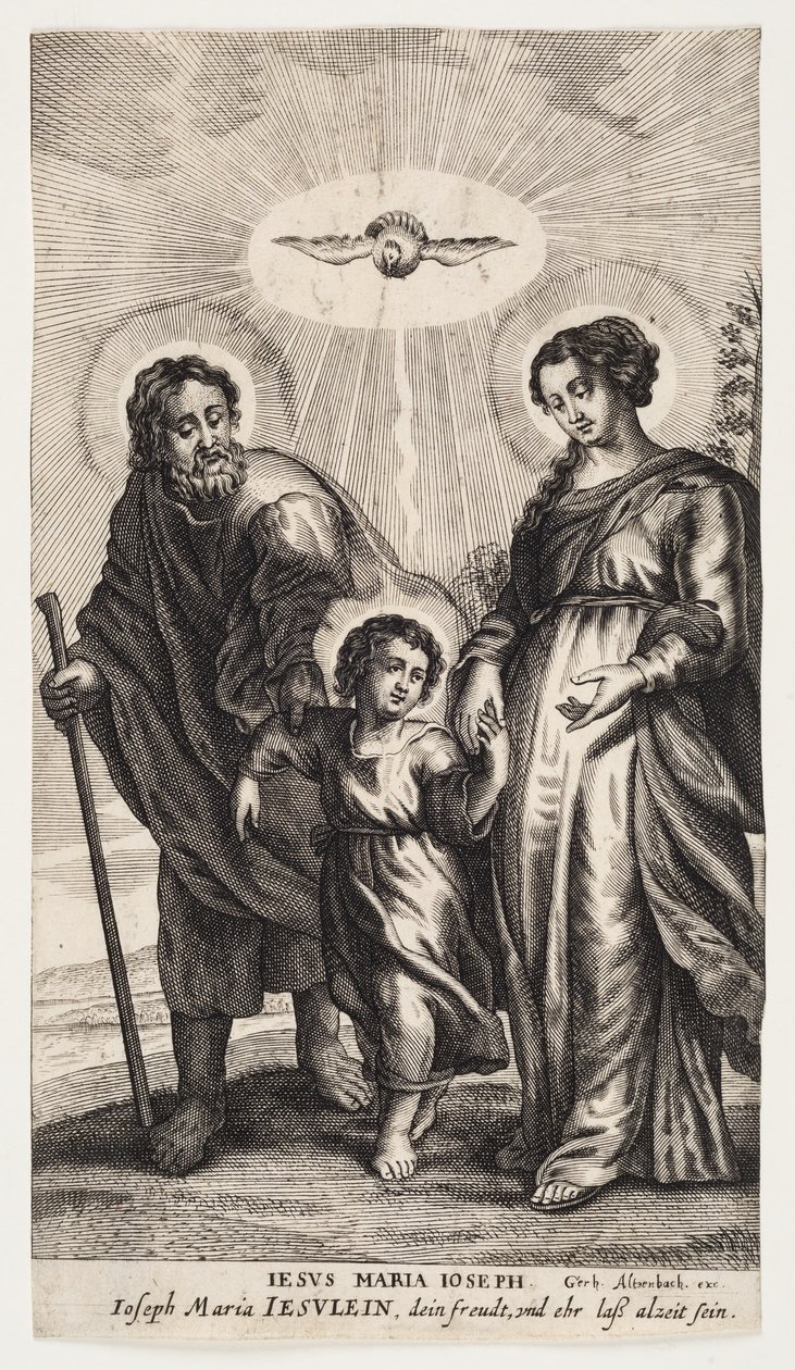 Jésus avec Marie et Joseph - Ubekendt