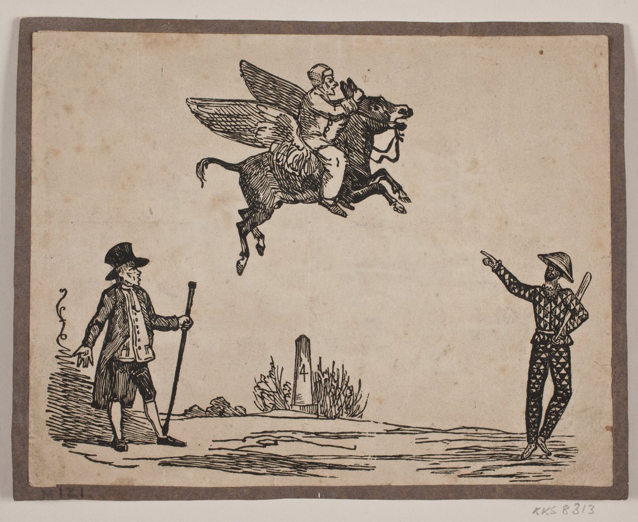 Affiche pour un spectacle de pantomime - Ubekendt
