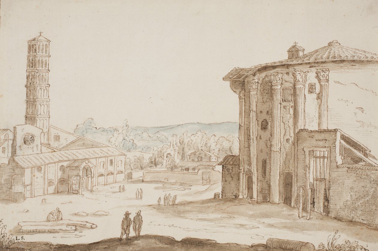 S. Maria in Cosmedin et le Temple de Vesta à Rome - Ubekendt