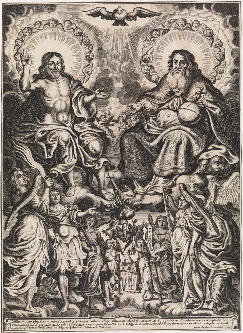 La Trinité. Entourée d