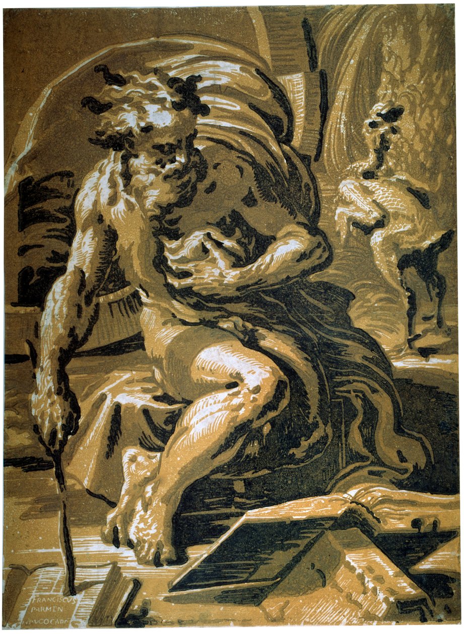 Diogène, après 1527 - Ugo da Carpi