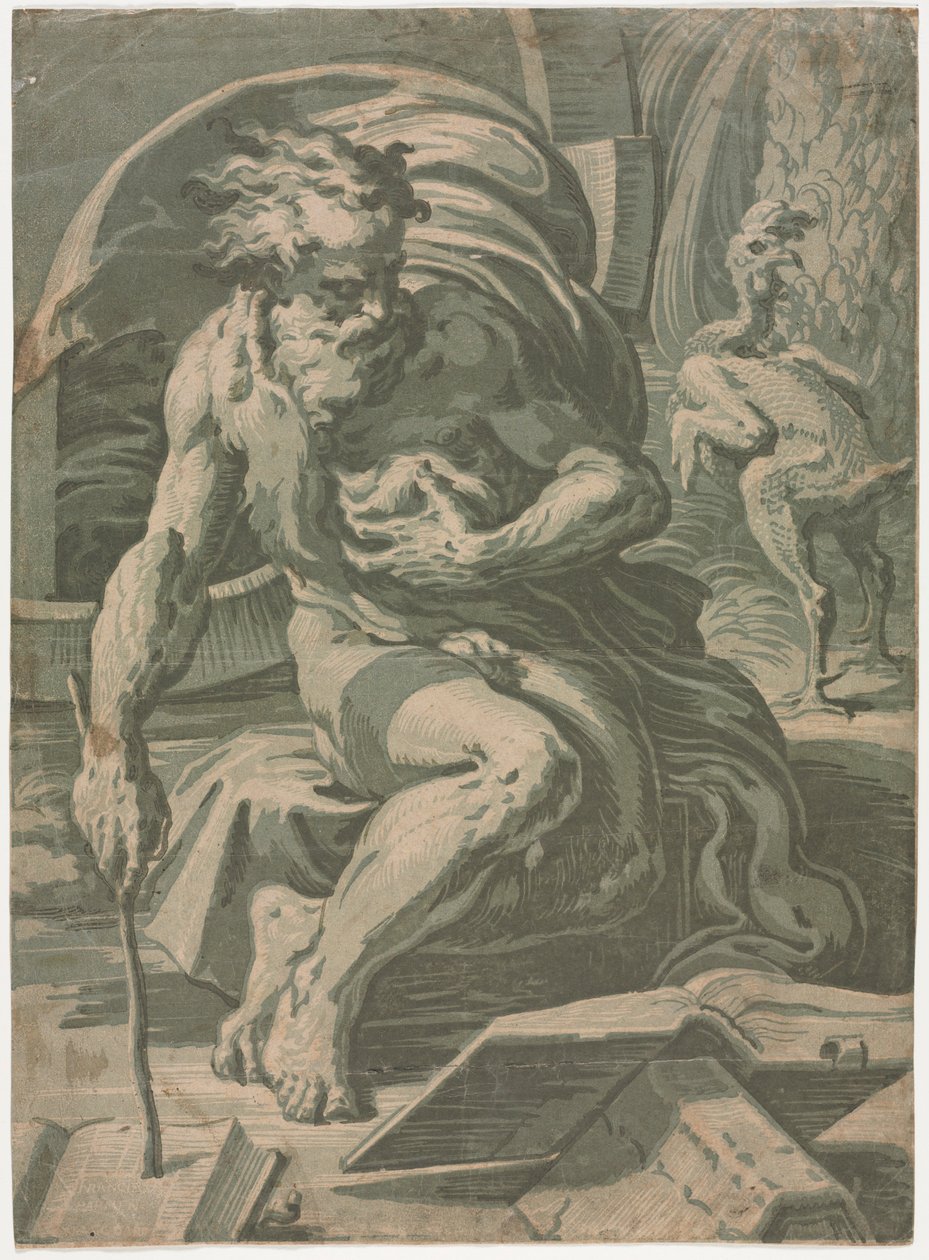 Diogène, vers 1524-1527 - Ugo da Carpi