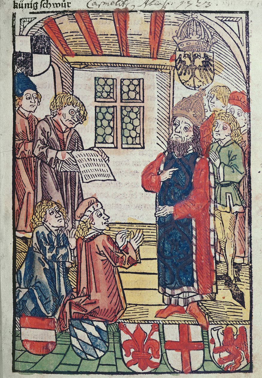 Le Roi des Romains, Sigismond de Luxembourg, reçoit l