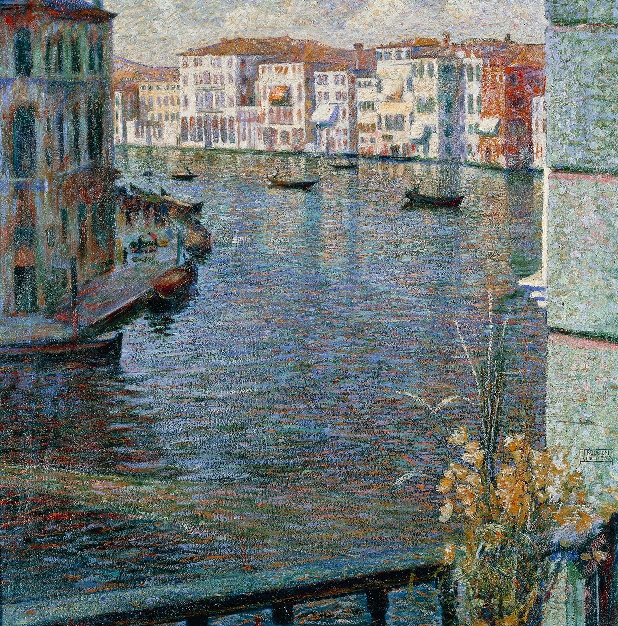 Le Grand Canal à Venise - Umberto Boccioni