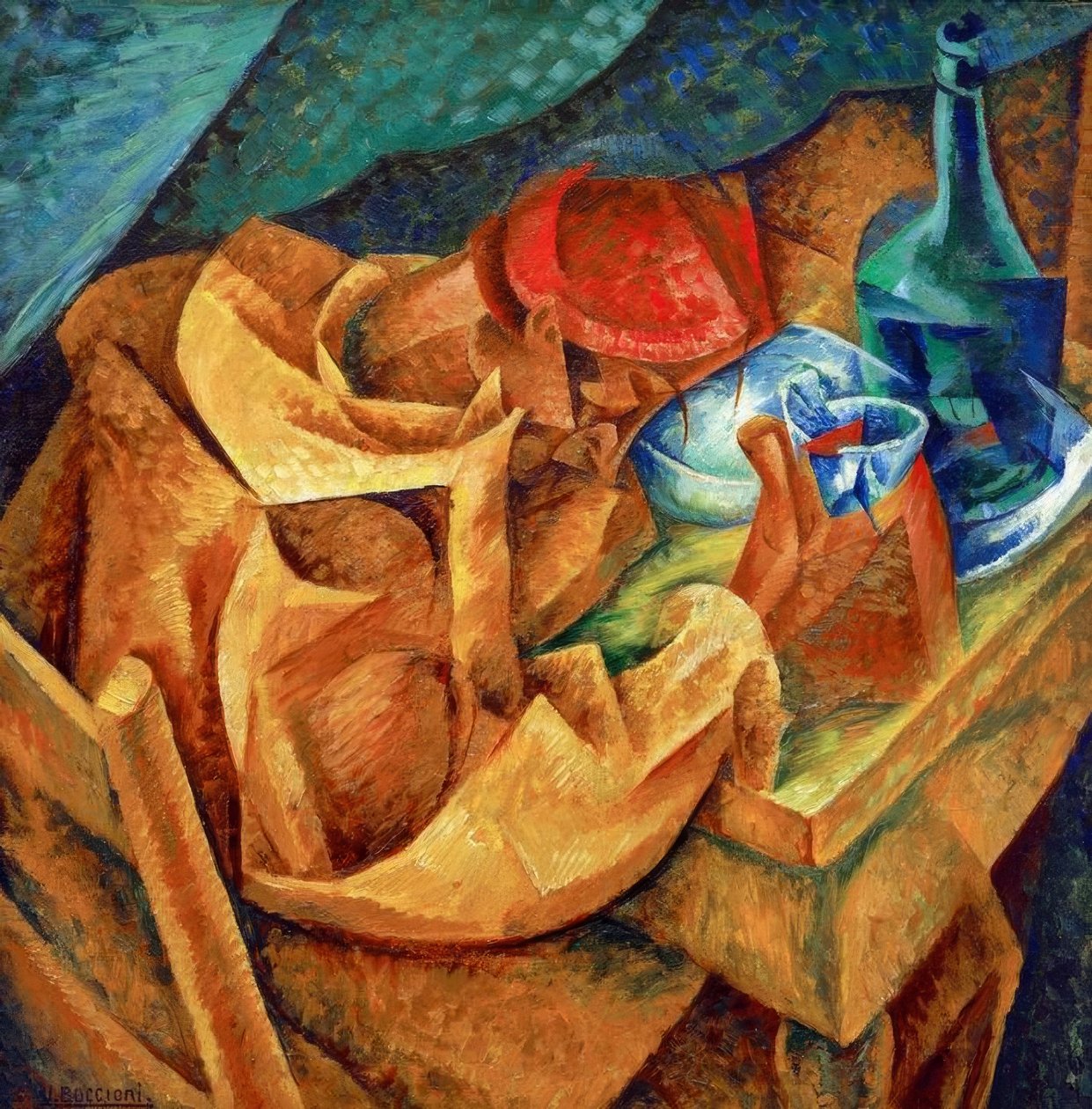 Le buveur - Umberto Boccioni