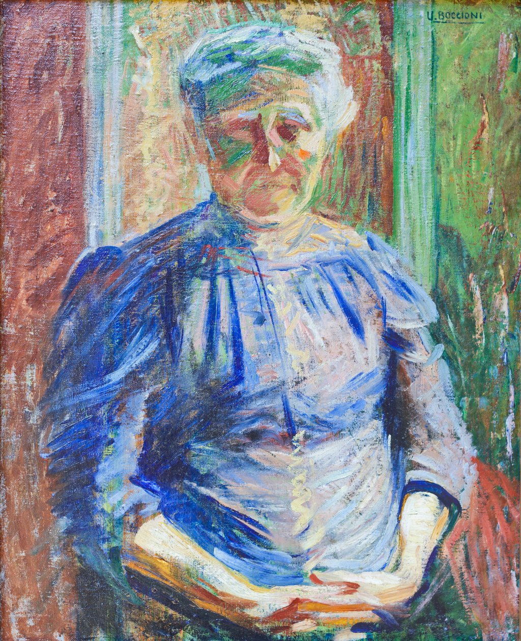 Portrait de la mère - Umberto Boccioni